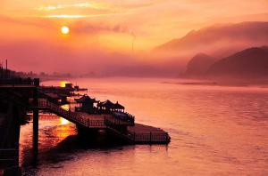 The Yalu River Sunset